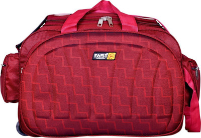 

Fast Fashion (Expandable) DUFFLE Duffel Strolley Bag(Maroon)