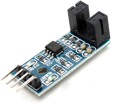 

PrimeRobotics Speed Measuring Sensor Counter Motor Test Module Groove Type Optical Coupling Module Educational Electronic Hobby Kit