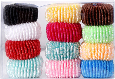 

HONBON Premium Quality Stylish Hair Rubber Bands Hair Bands Elastic Rubber Bands Accessories for Girls/Women , Bright Colors for The Summer-(Pack of 12) Rubber Band(Multicolor)