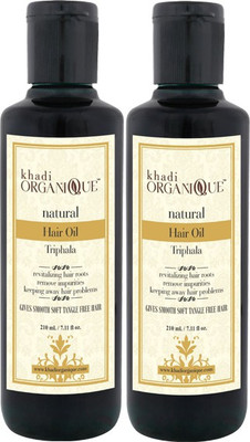 

KHADI ORGANIQUE TRIFALA NATURAL HAIR OIL 420 ML PACK OF 2 Hair Oil(420 ml)