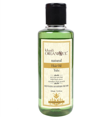 

KHADI ORGANIQUE TULSI NATURAL HAIR OIL 210 ML PACK OF 1 Hair Oil(210 ml)