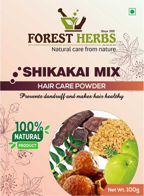 

Forest Herbs 100% Natural Shikakai Mix Powder(100 g)
