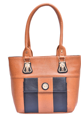 

Al Jazeera Shoulder Bag(Tan, Black), Black;tan