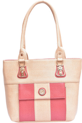 

Al Jazeera Shoulder Bag(Beige, Pink)