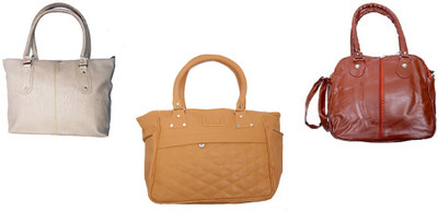 

Starlet Hand-held Bag(Brown, Black, Grey), Black;brown;grey