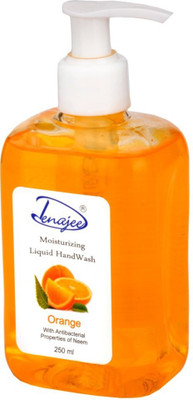 

DENAJEE Orange Handwash (Set of 2 pcs)(250 ml, Pump Dispenser, Pack of 2)