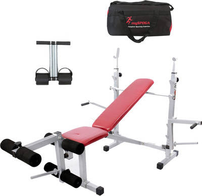 

Lifeline Multi Bench 309 | Bundles With Gym Bag and Tummy Trimmer Home Gym Combo(100 - 120 kg)