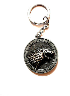 NeoTask Game of Thrones Stark Rotating Metal Key Chain