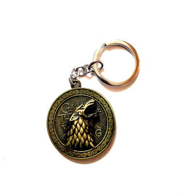 NeoTask Stark Winter is Coming Game of Thrones Rotating Metal Key Chain