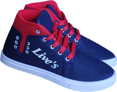 

PU ZIKZAK Boys Lace Sneakers(Blue