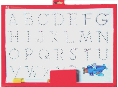 

SHRIBOSSJI COLOR WRITING BOARD 2 IN 1 (Alphabet and white board) Premium Quality(Multicolor)