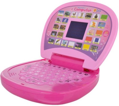 PARI English Learner Mini Laptop for kids (Multicolor)(Pink)