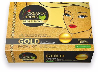 

Organic Aroma Facial Kit (Gold,)