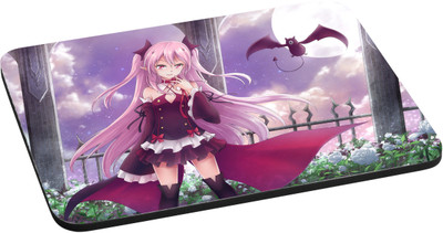 

ANNI69 sweet Girl with Bat Mousepad(Multicolor)