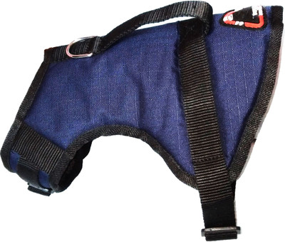 

Petshop7 Dog Harness No Pull Padded Easy Fit Chest Harness / Adjustable Reflective Breathable Soft Mesh Outdoor Training Walking Comfort Control for Dogs  (Chest Size : 25-32inch) Dog Safety Harness(, Blue