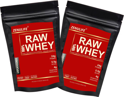 

zenulife 100% Best Quality Raw Whey Protein 250 GM Whey Protein(500 g, unflavoured)