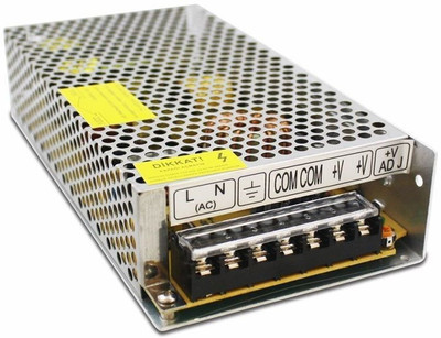 

DHRUV-PRO DHRUV-PRO Led Indicator 12 Volts / 5 Amp DC Output Power Supply High Quality Metal Case Type Power LED Driver Power Supply Adaptor for CCTV Camera AC Input 100/240vAC 60 Watts PSU(White)