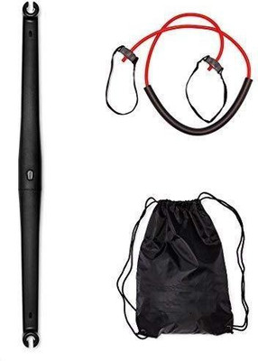 

Maison & Cuisine Bodygym Portable Home Gym Resistance System for Men & Women Black+Red ITN-728-113 Resistance Tube(Black, Red)