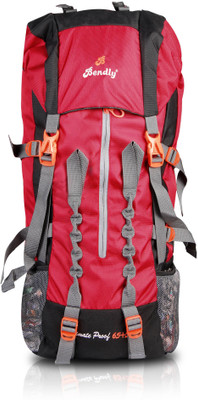 

Bendly Terrain | Trekking Rucksack Bag | Mountaineering Rucksack Bag | Camping Backpack Bag | Hiking Backpack Bag | Travelling Backpack Bag | 65 L | With Rain Cover (Red) Rucksack - 65(Red)