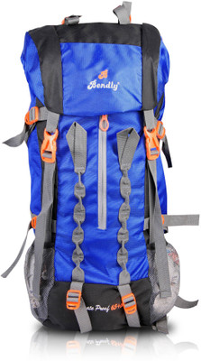 

Bendly Terrain | Trekking Rucksack Bag | Mountaineering Rucksack Bag | Camping Backpack Bag | Hiking Backpack Bag | Travelling Backpack Bag | 65 L | With Rain Cover (Royal Blue) Rucksack - 65(Blue)