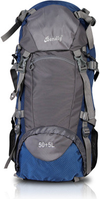 

Bendly Terrain | Trekking Rucksack Bag | Mountaineering Rucksack Bag | Camping Backpack Bag | Hiking Backpack Bag | Travelling Backpack Bag | 65 L | With Rain Cover (Navy Blue) Rucksack - 65(Blue)