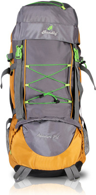 

Bendly Hiker | 75 L Rucksack | Hiking Backpack | Trekking Bag | Camping Bag (Mustard) Rucksack - 75(Yellow)
