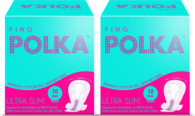 

pinq polka Sanitary Pads Sanitary Pad(Pack of 20)