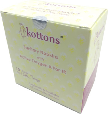 

kottons Active Oxygen & FAR-IR Sanitary Pad(Pack of 10)