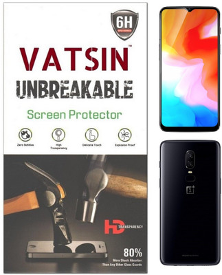 Vatsin Front and Back Screen Guard for OnePlus 6T(Pack of 1)