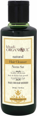 

KHADI ORGANIQUE NEEM SAT HAIR CLEANSER (SHAMPOO) 210 ML PACK OF 1(210 ml)