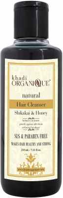 

KHADI ORGANIQUE SHIKAKAI HONEY HAIR CLEANSER (SHAMPOO) SLS & PARABEN FREE 210 ML PACK OF 1(210 ml)