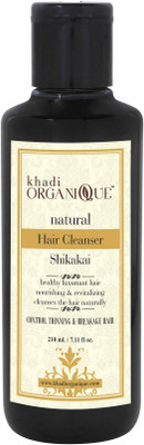 KHADI ORGANIQUE SHIKAKAI HAIR CLEANSER (SHAMPOO) 210 ML PACK OF 1(210 ml)