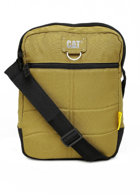 

CAT Men & Women Casual Brown Polyester Messenger Bag