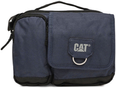 

CAT Men & Women Casual Blue Polyester Sling Bag