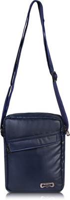 

Bendly Men Casual Blue Polyester Sling Bag