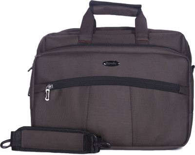 

Bendly Men Formal Brown Polyester Messenger Bag