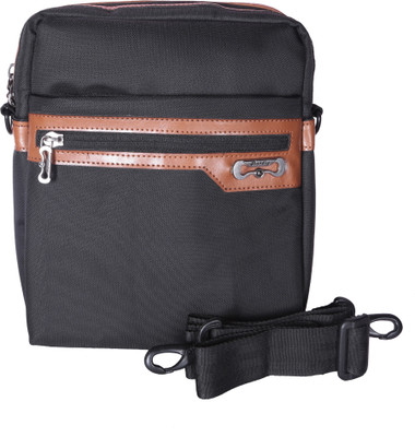 

Bendly Men & Women Casual Black, Tan Polyester Sling Bag