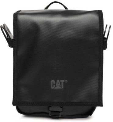 

CAT Men & Women Casual Black Polyester Messenger Bag