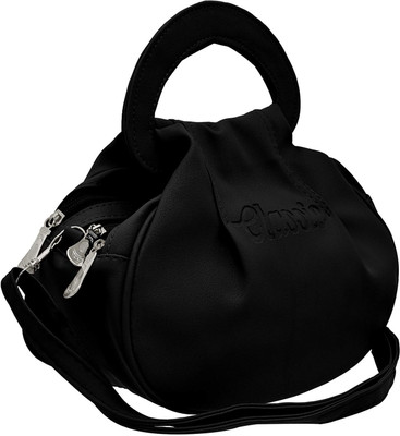

Sk Noor Women Casual Black PU Sling Bag