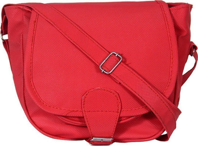 

VISHESH COLLECTIONS Women Evening/Party, Casual Red PU Shoulder Bag