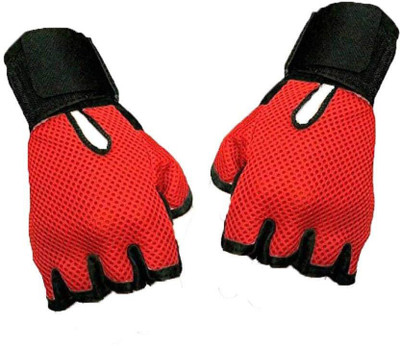

Kitfit Gym Workout Gloves - Black with Wrist Wrap Gym & Fitness Gloves (, Maroon