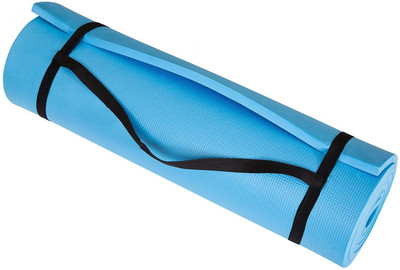 

QUINERGYS ® Thick Foam Exercise Mat 72" x 24" x 0.50" Blue 8 mm Yoga Mat, Dense blue