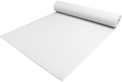 

QUINERGYS ™ Eco-Friendly 4mm Thick High Density Deluxe Non Slip Exercise Pilates & Yoga Mat White 4 mm Yoga Mat, Shell white
