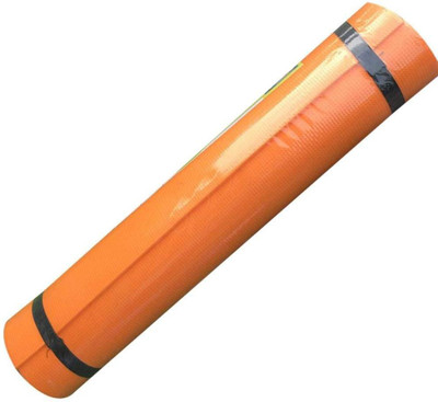 

QUINERGYS ® 6MM EVA Thick Durable Non-slip Exercise Lose Weight Fitness Pad Mat Orange 6 mm Yoga Mat, Shine orange