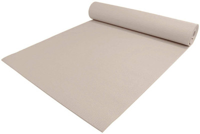 

QUINERGYS ® Eco-Friendly 4mm Thick High Density Deluxe Non Slip Exercise Pilates & Yoga Mat Brown 4 mm Yoga Mat, Hazelnut