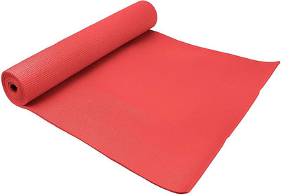 

QUINERGYS ® 1/4-Inch Anti-Slip Exercise Yoga Mat with Carrying Strap Red 6 mm Yoga Mat, Heart red