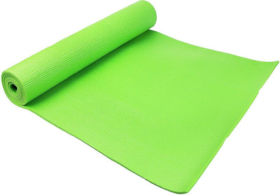 

QUINERGYS ® 1/4-Inch Anti-Slip Exercise Yoga Mat with Carrying Strap Green 6 mm Yoga Mat, Light green