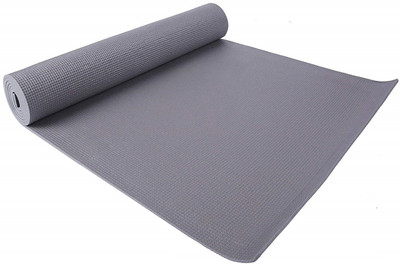 

QUINERGYS ® Yoga All Purpose High Density Non-Slip Exercise Yoga Mat with Carrying Strap Grey 6 mm Yoga Mat, Grey-32