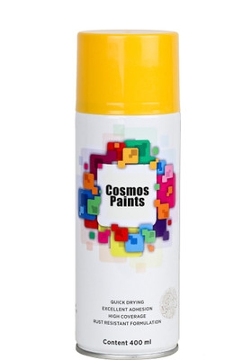 Cosmos Paints Yellow Spray Paint 400 ml(Pack of 1)