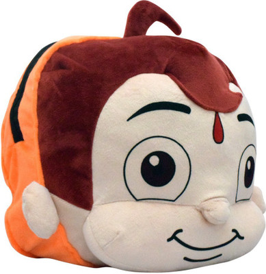 Chhota Bheem Face Bag - 36 cm(Orange)